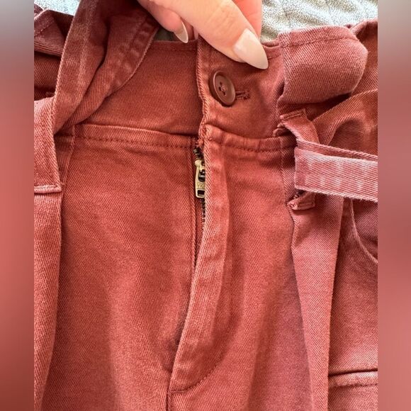 Marissa Webb Brown Cargo Pants with Tie Waist Size 0 - Picture 4 of 4